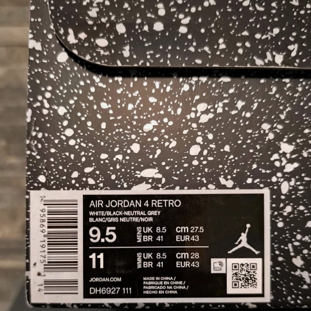 Air Jordan 4 Military Black – Taille 43