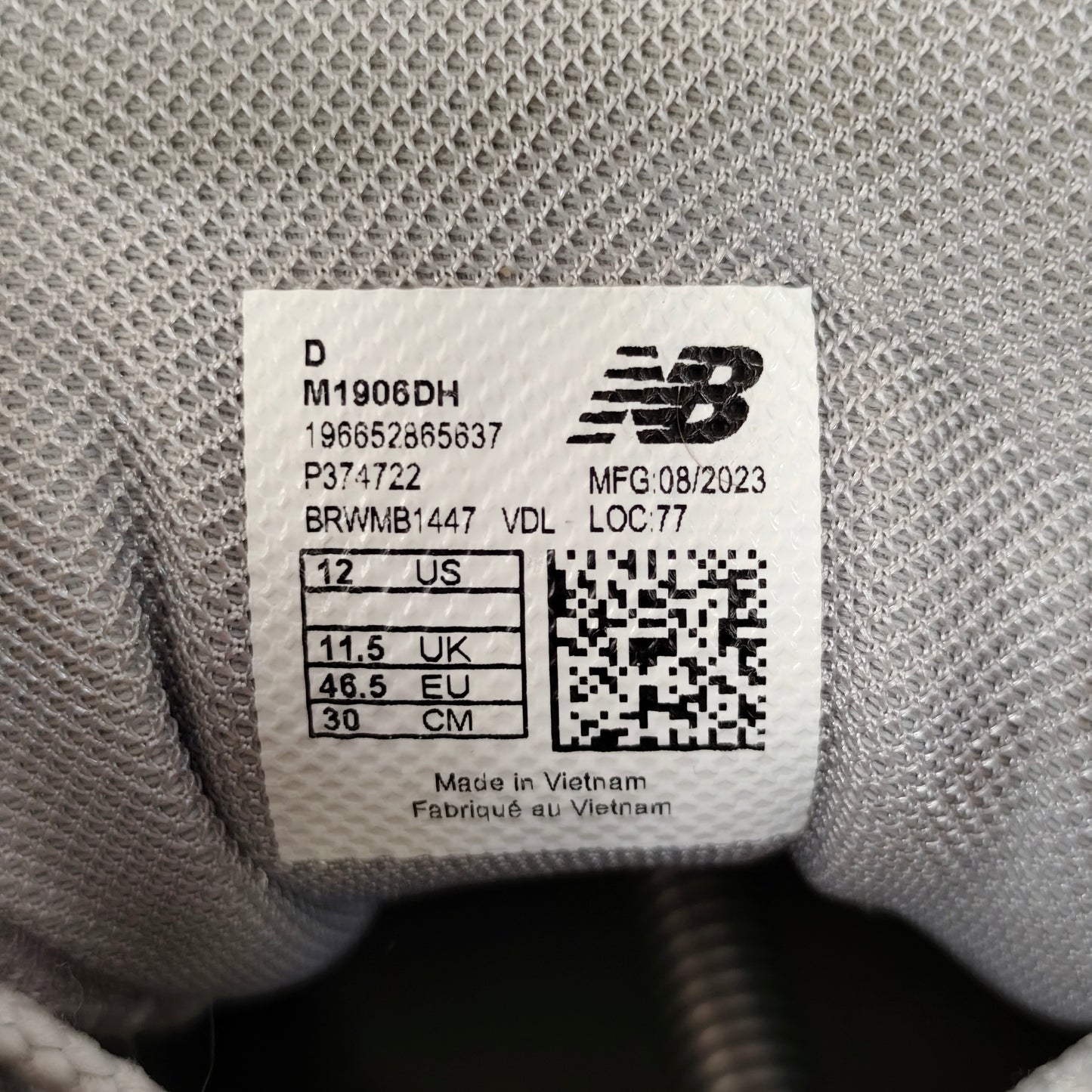 New Balance 1906D Protection Pack "Silver" – Taille 46