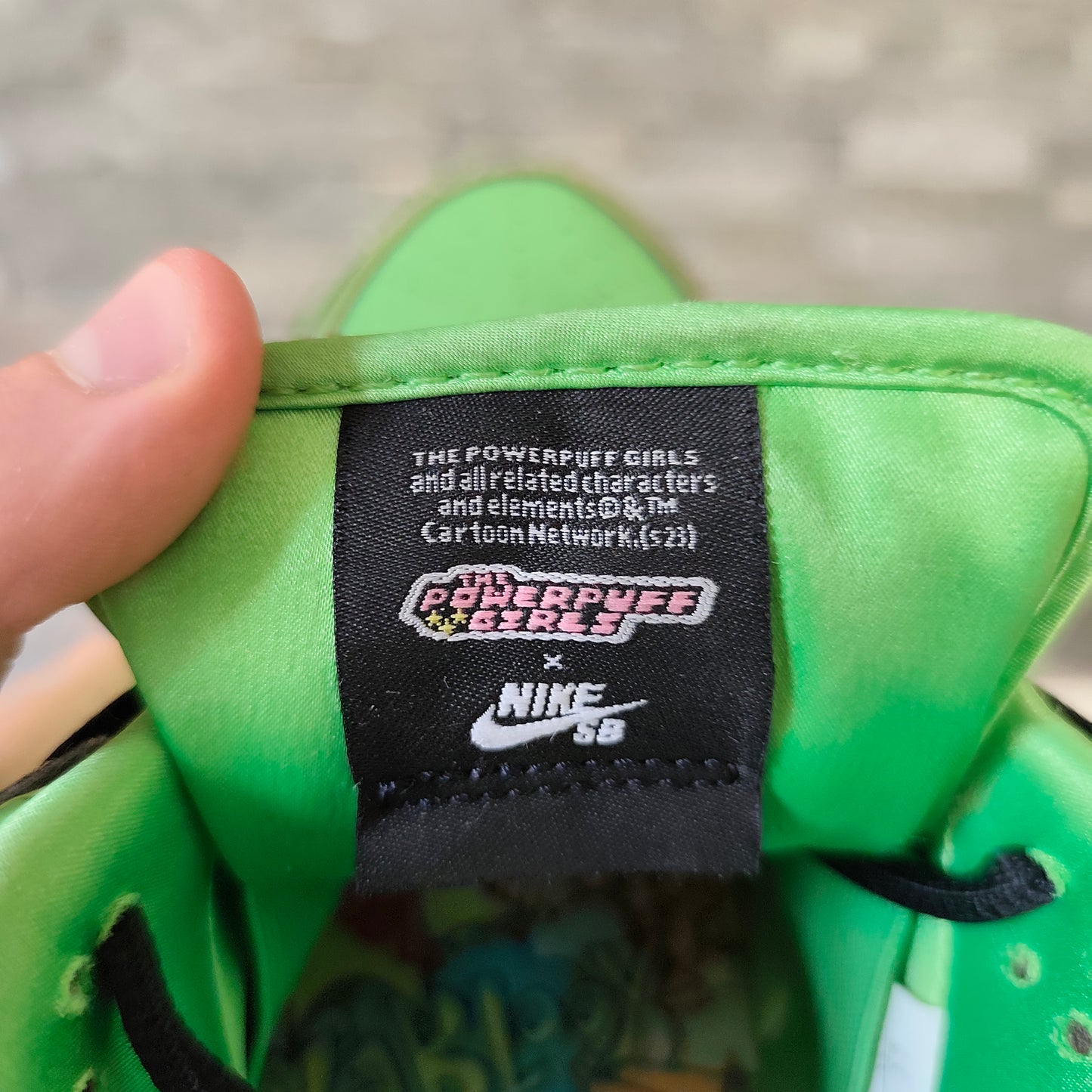 Nike Dunk Low SB Super Nana Powerpuff Girls "Buttercup" – Taille 42