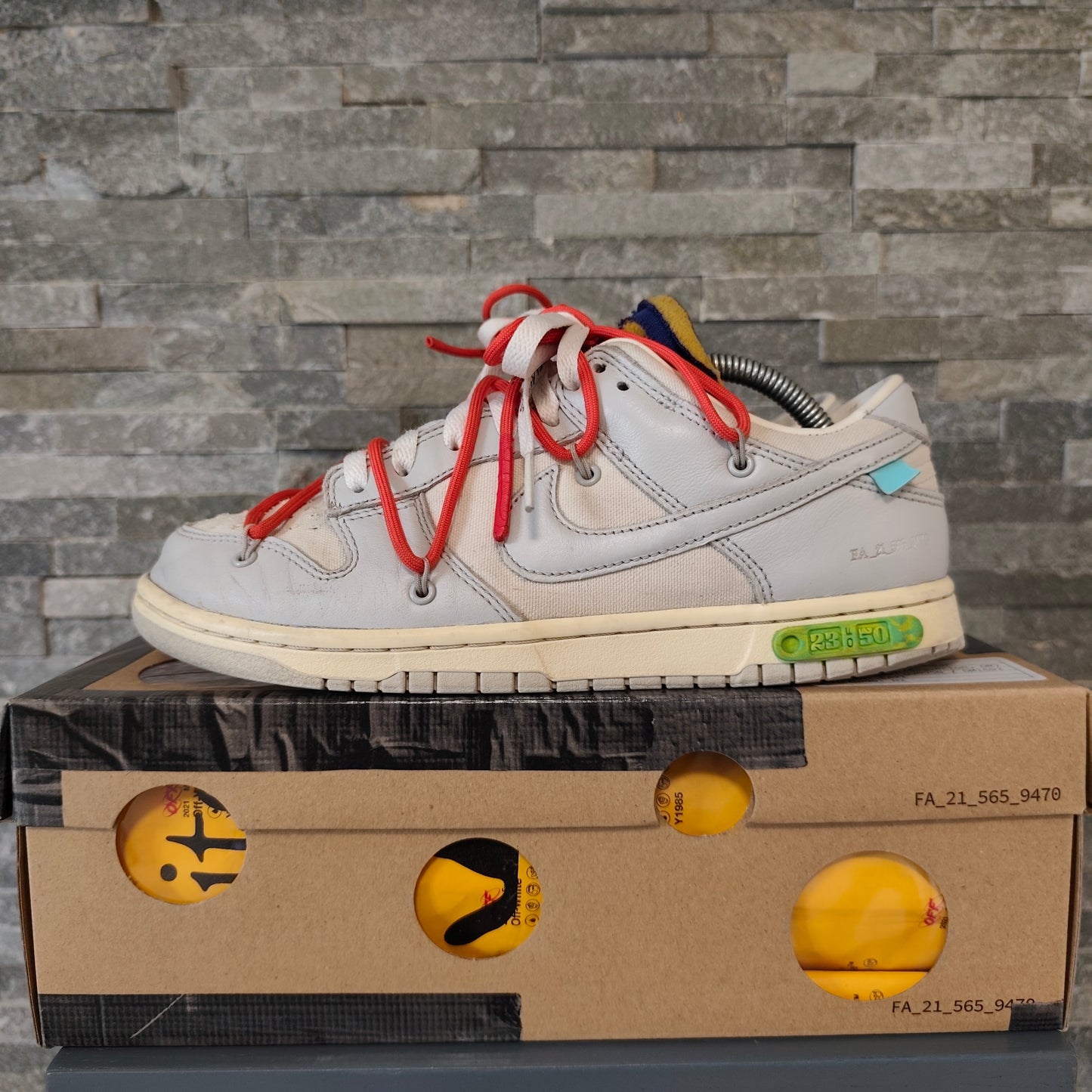 Nike Dunk Low x Off White lot 23/50 – Taille 42