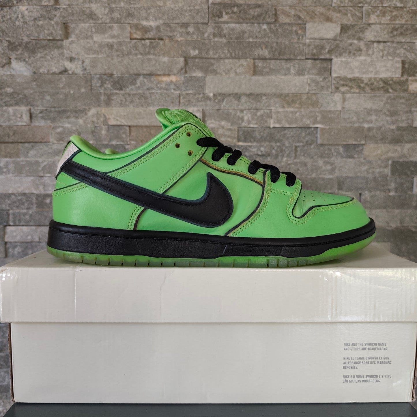 Nike Dunk Low SB Super Nana Powerpuff Girls "Buttercup" – Taille 42