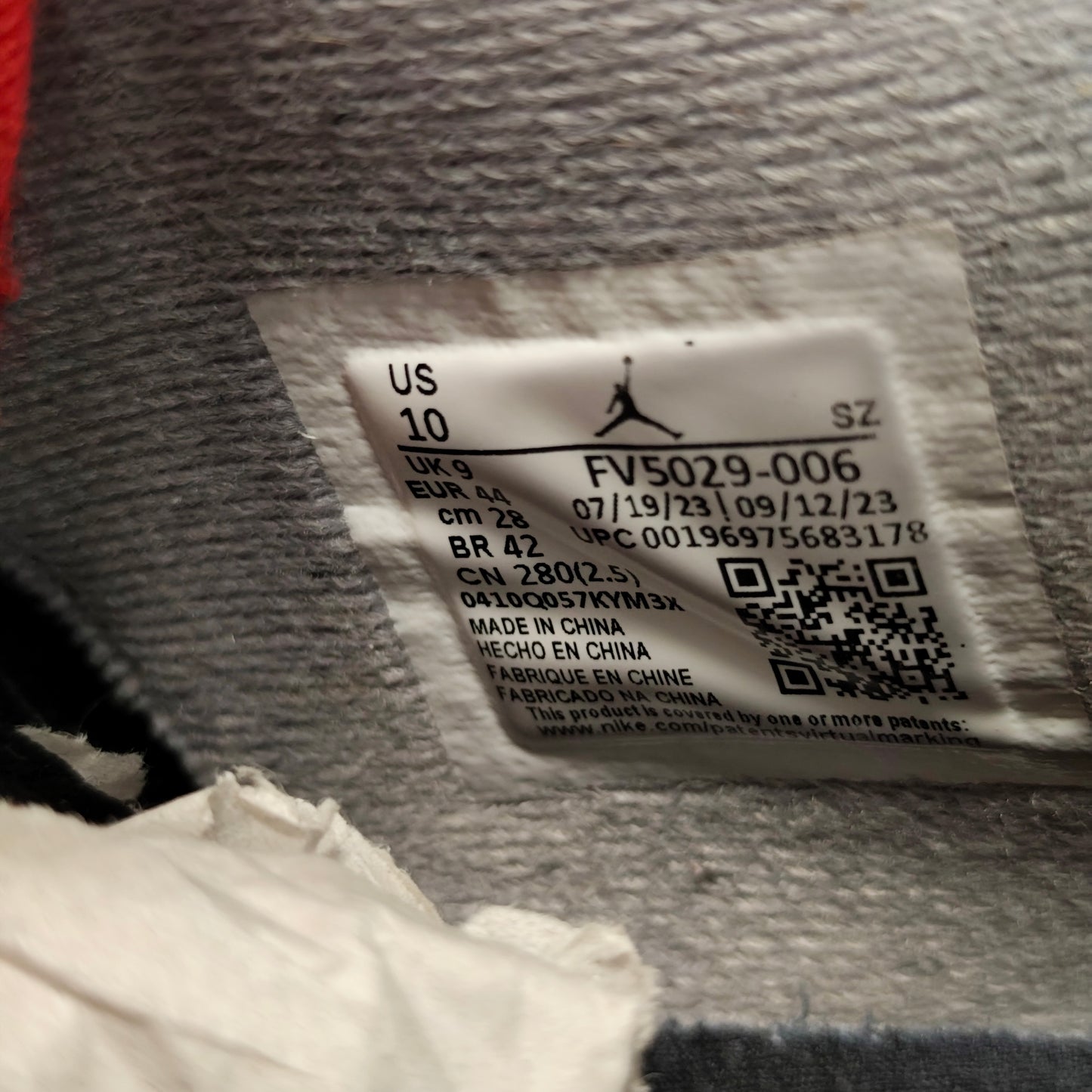 Air Jordan 4 Bred Reimagined – Taille 44