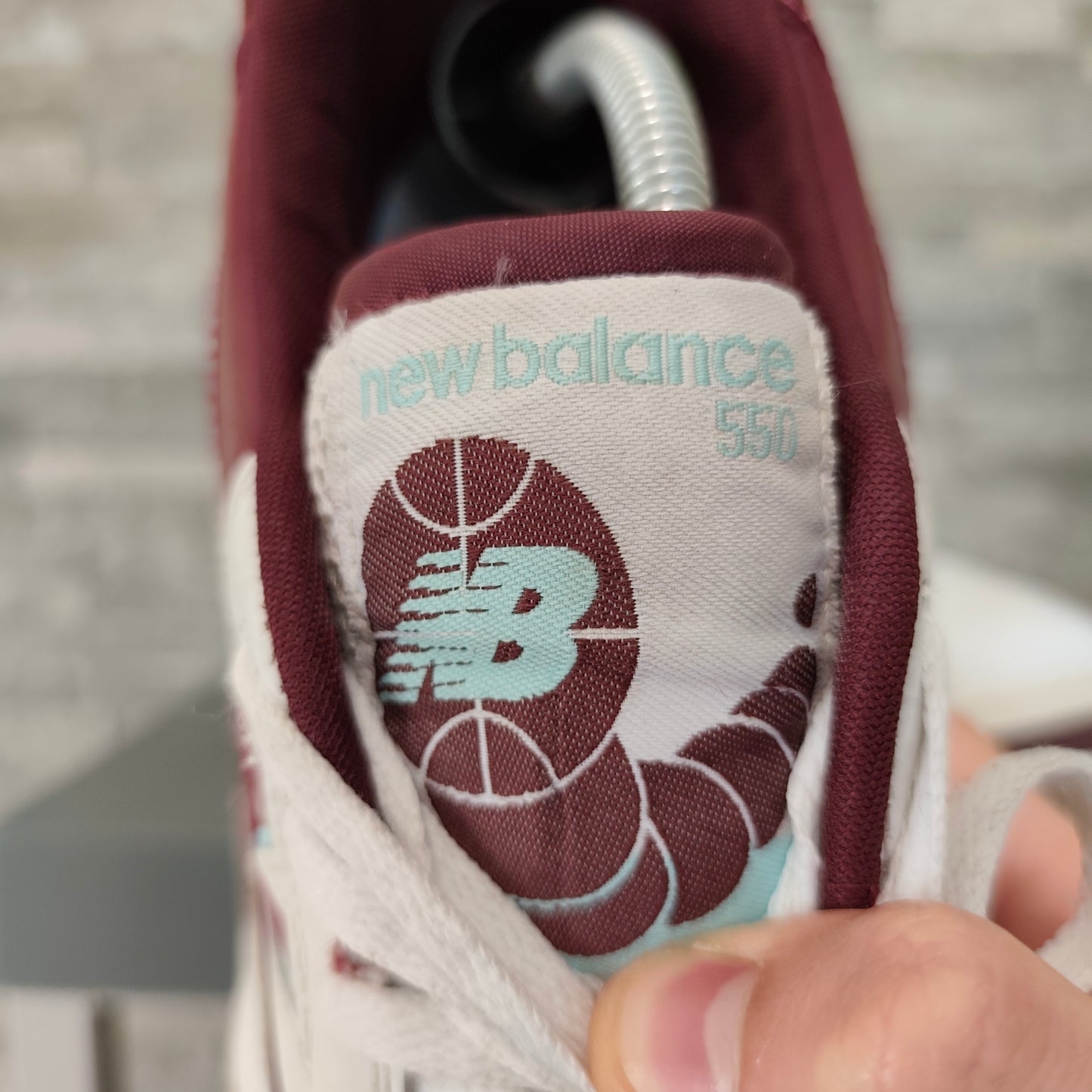 New Balance 550 Bordeaux – Taille 46,5