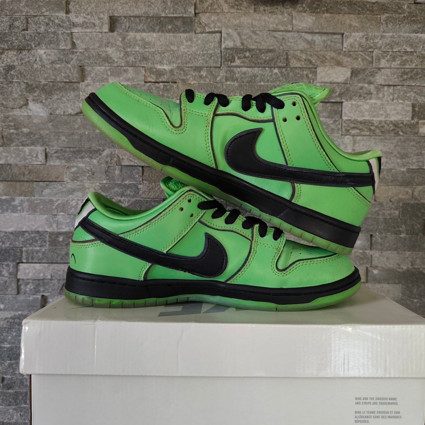 Nike Dunk Low SB Super Nana Powerpuff Girls "Buttercup" – Taille 42