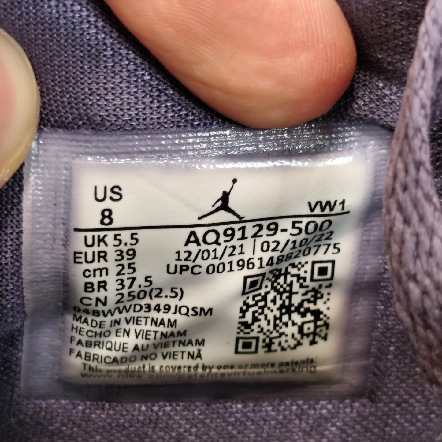 Air Jordan 4 Canyon Purple W – Taille 39