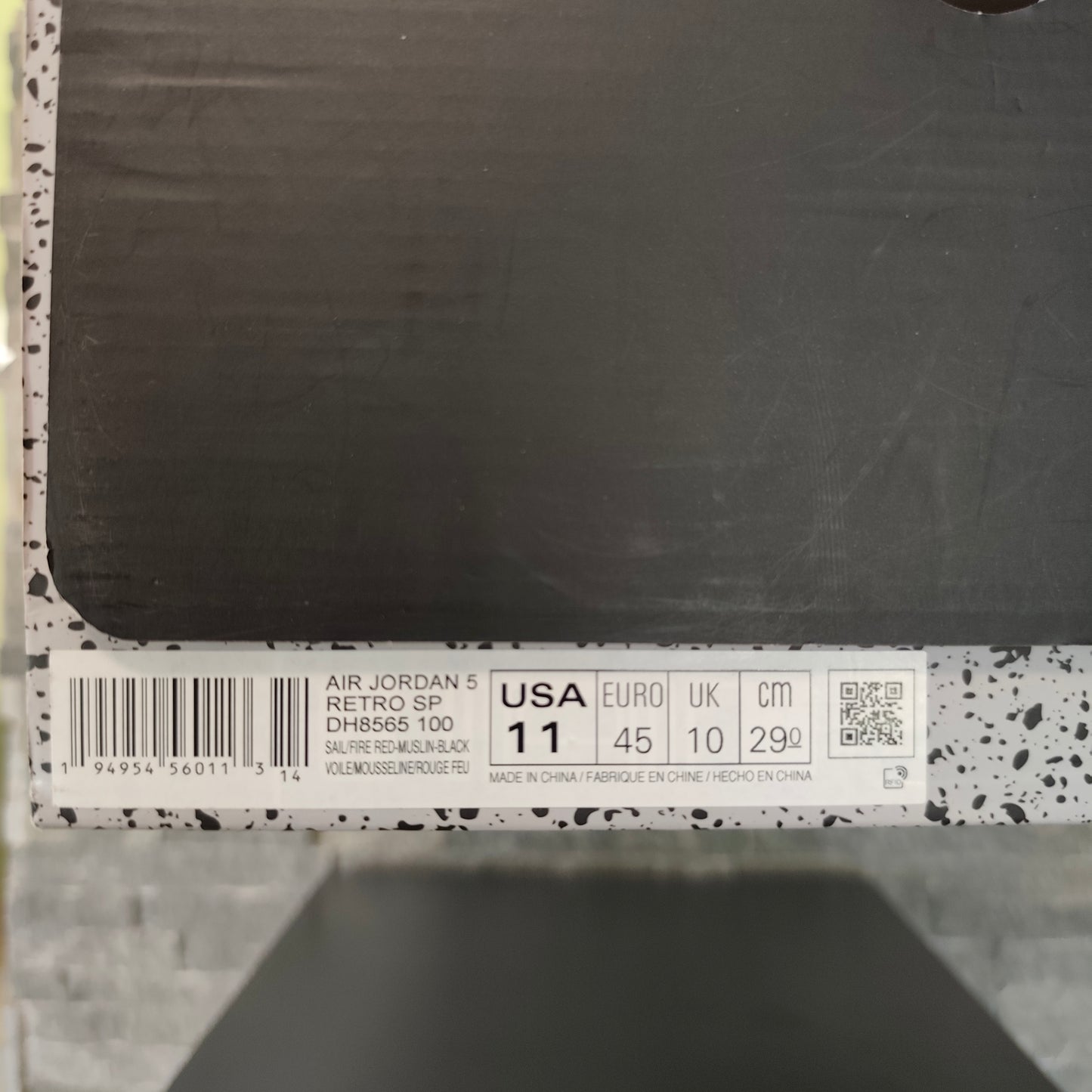 Air Jordan 5 x Off White "Sail" – Taille 45