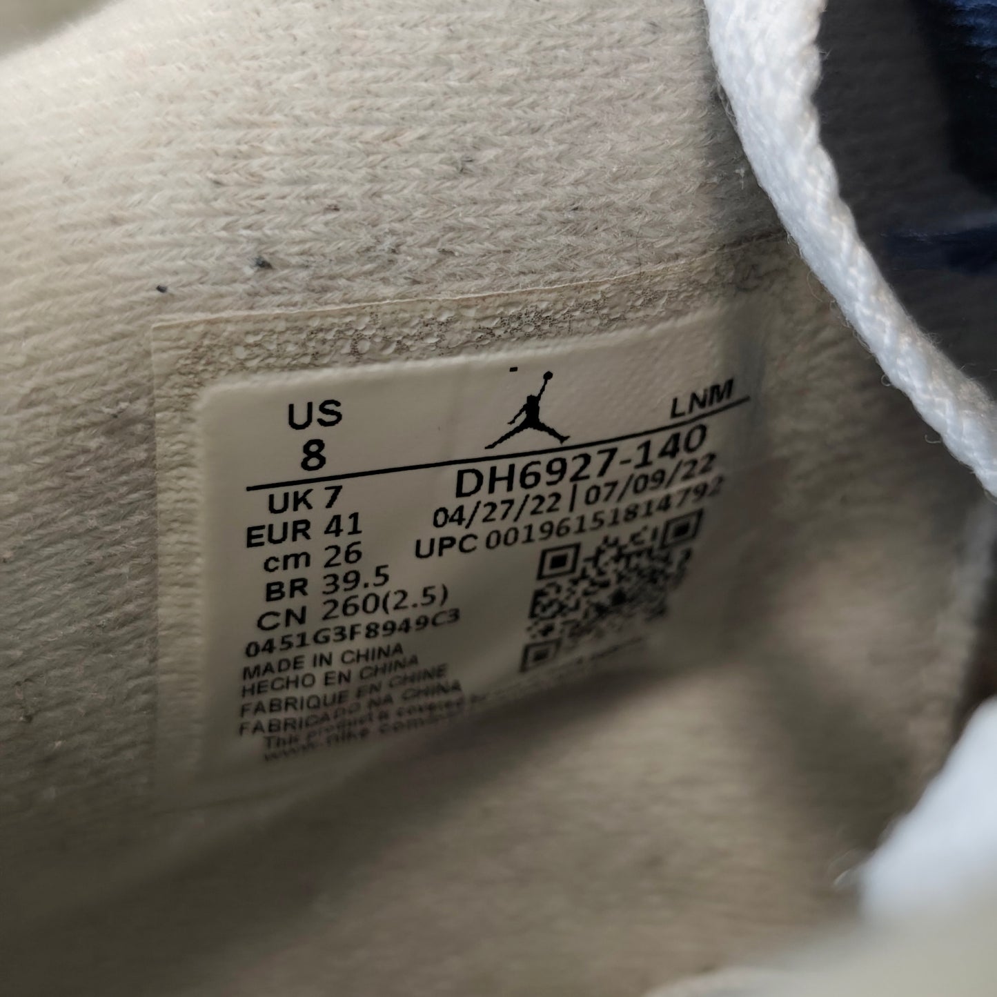 Air Jordan 4 Midnight Navy – Taille 41