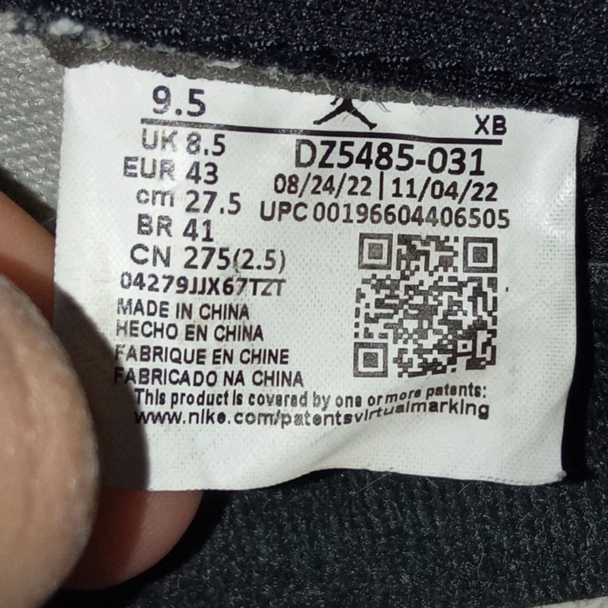 Air Jordan 1 High Lucky Green – Taille 43