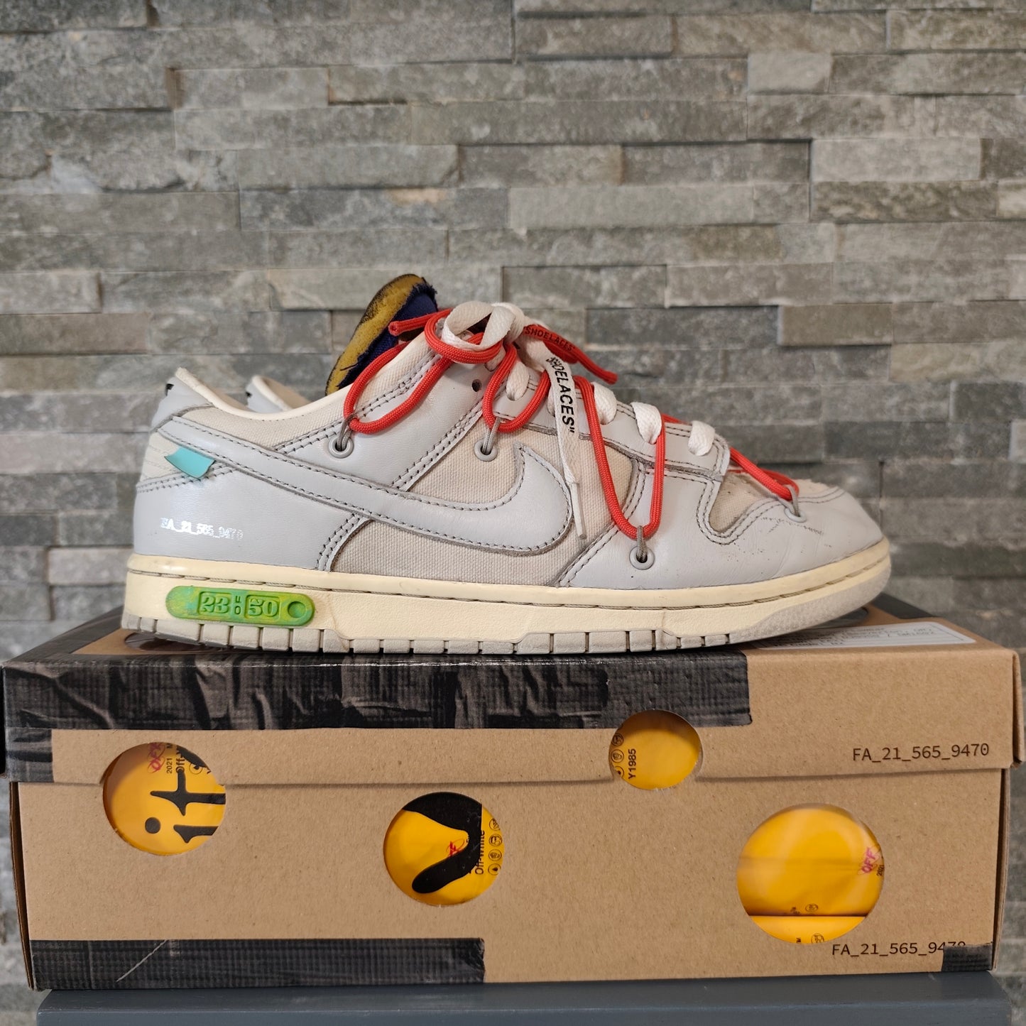 Nike Dunk Low x Off White lot 23/50 – Taille 42