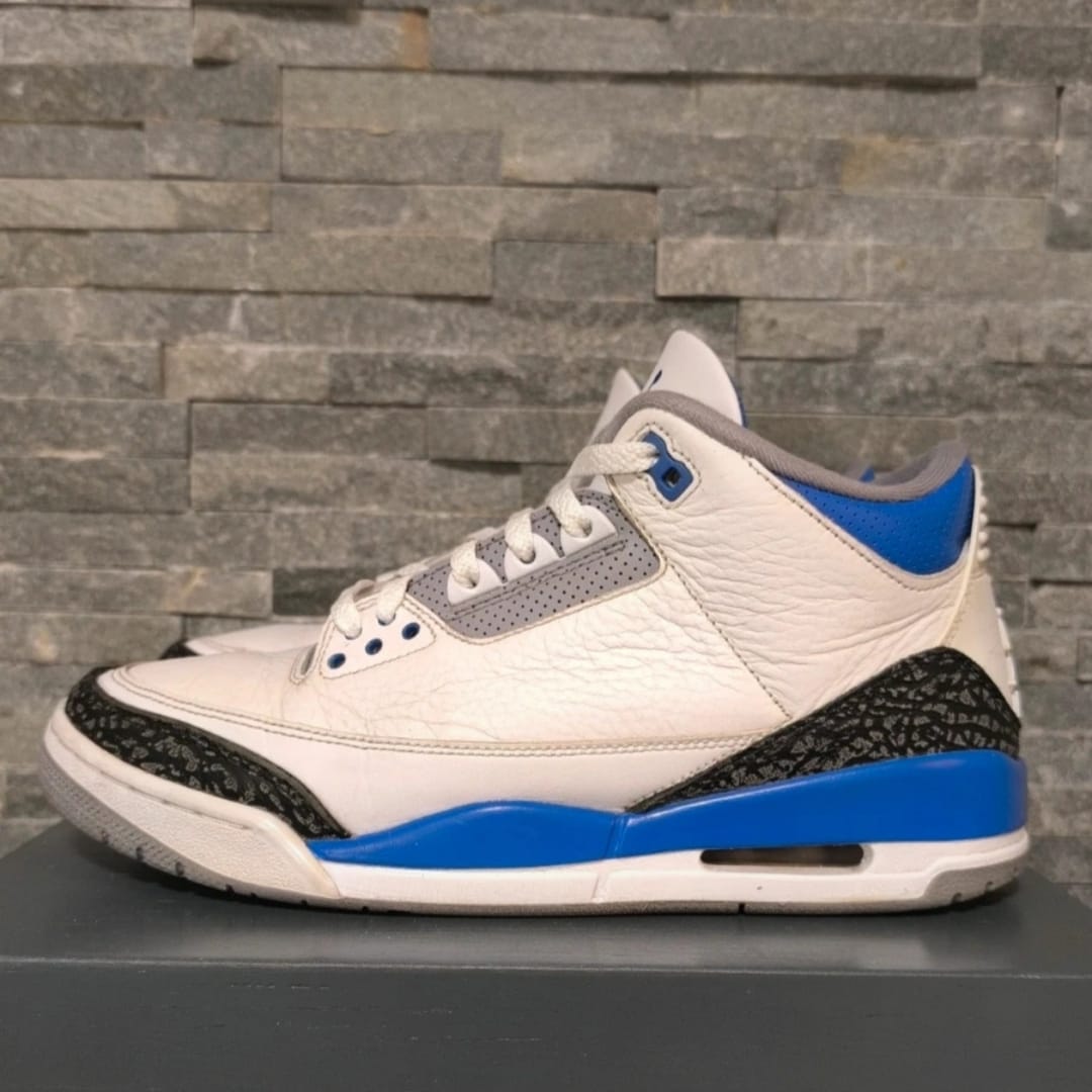 Air Jordan 3 Racer Blue – Taille 44