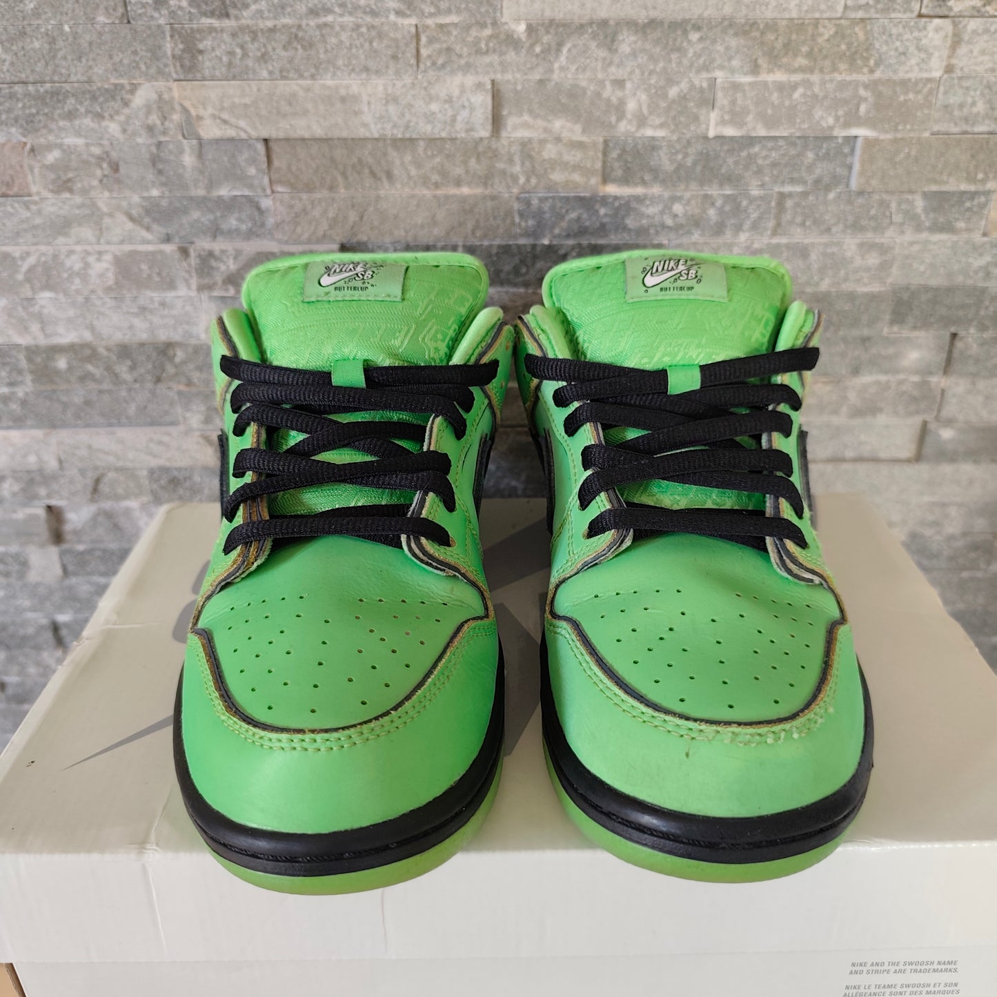 Nike Dunk Low SB Super Nana Powerpuff Girls "Buttercup" – Taille 42