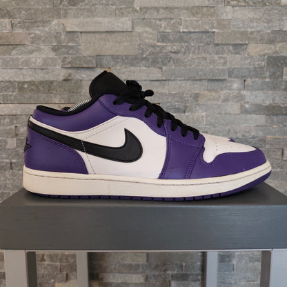 Air Jordan 1 Low Court Purple White - Taille 47