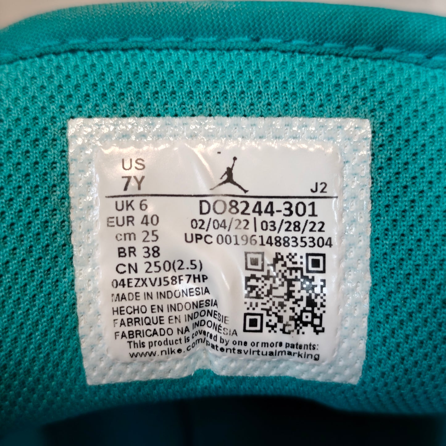 Air Jordan 1 Low Emerald Green GS - Taille 40