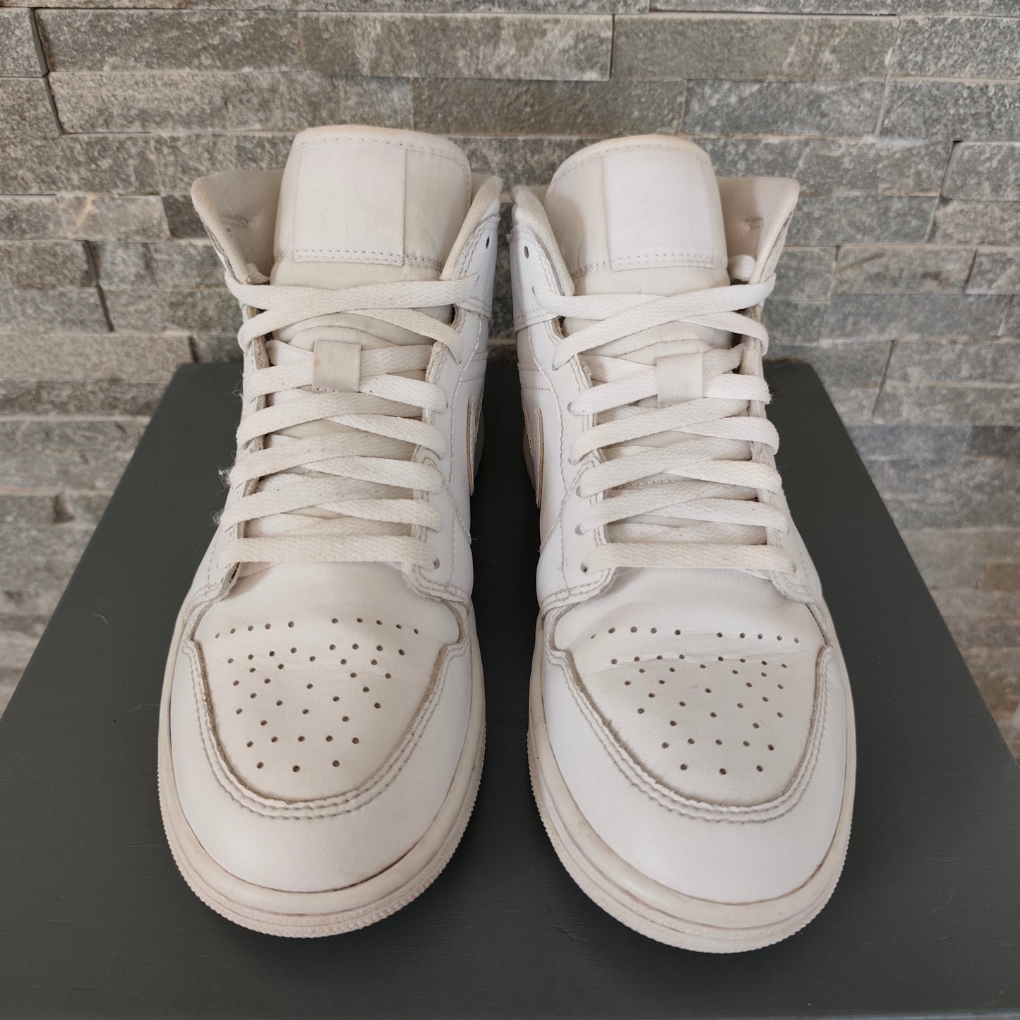 Air Jordan 1 Mid Triple White - Taille 40