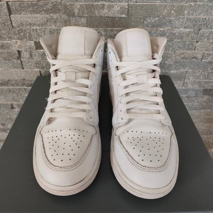 Air Jordan 1 Mid Triple White - Taille 40