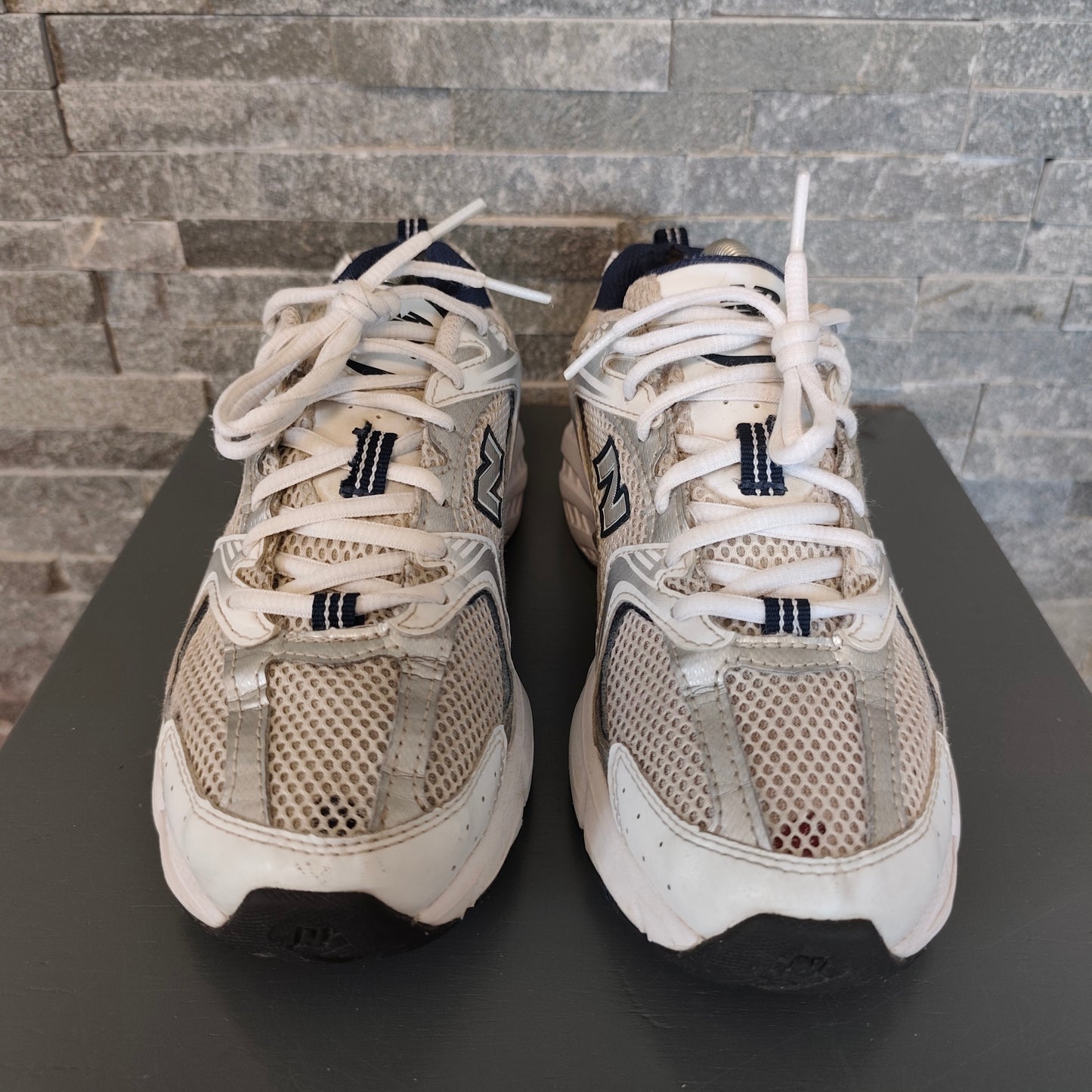 New Balance 530 White/Silver/Navy - Taille 37