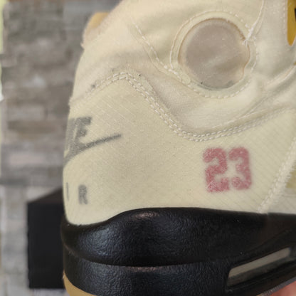 Air Jordan 5 x Off White "Sail" – Taille 45