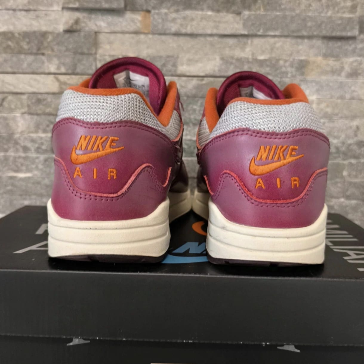 Nike Air Max 1 x Patta "Rush Maroon" – Taille 42,5