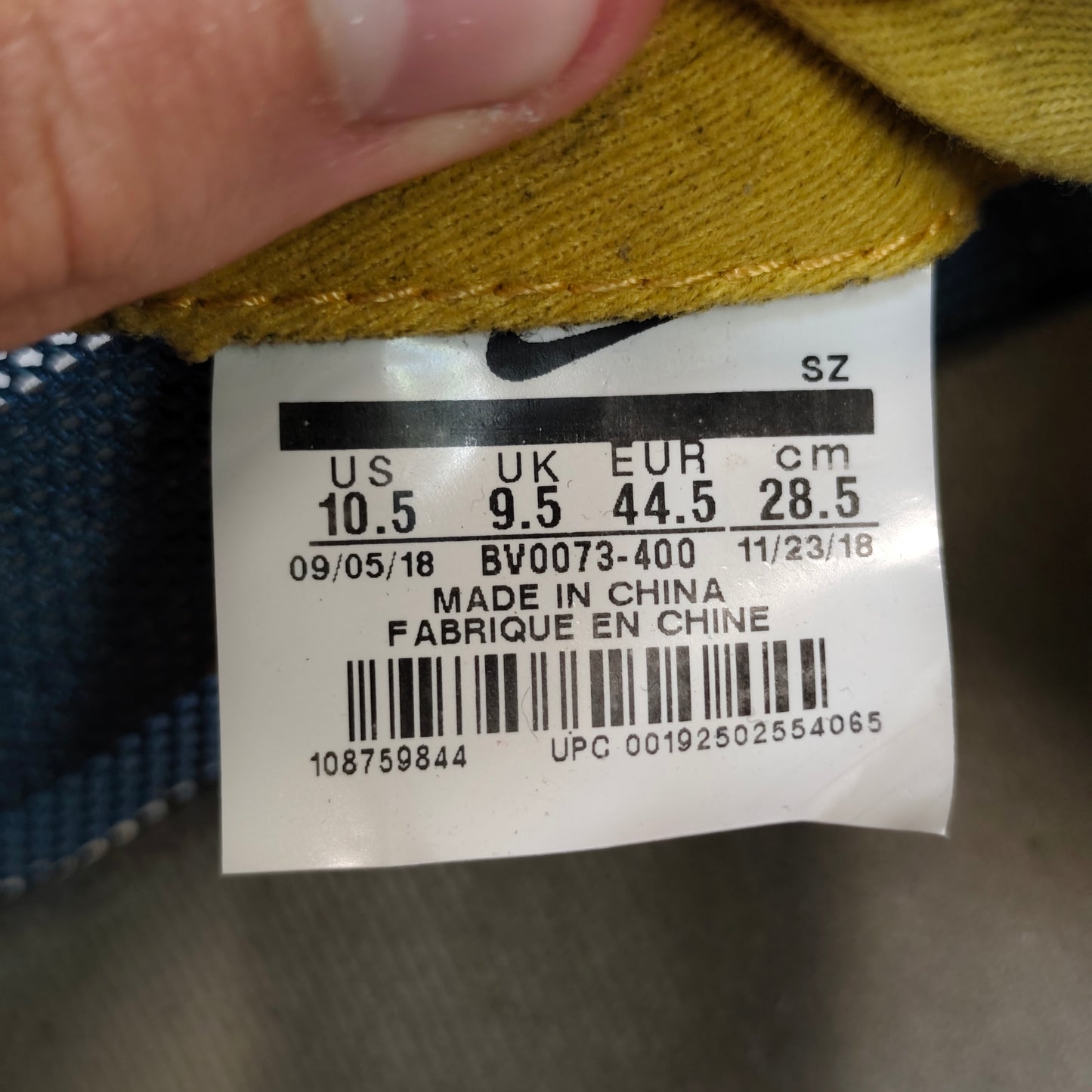 Nike LD Waffle x Sacai "Varsity Blue" – Taille 44.5