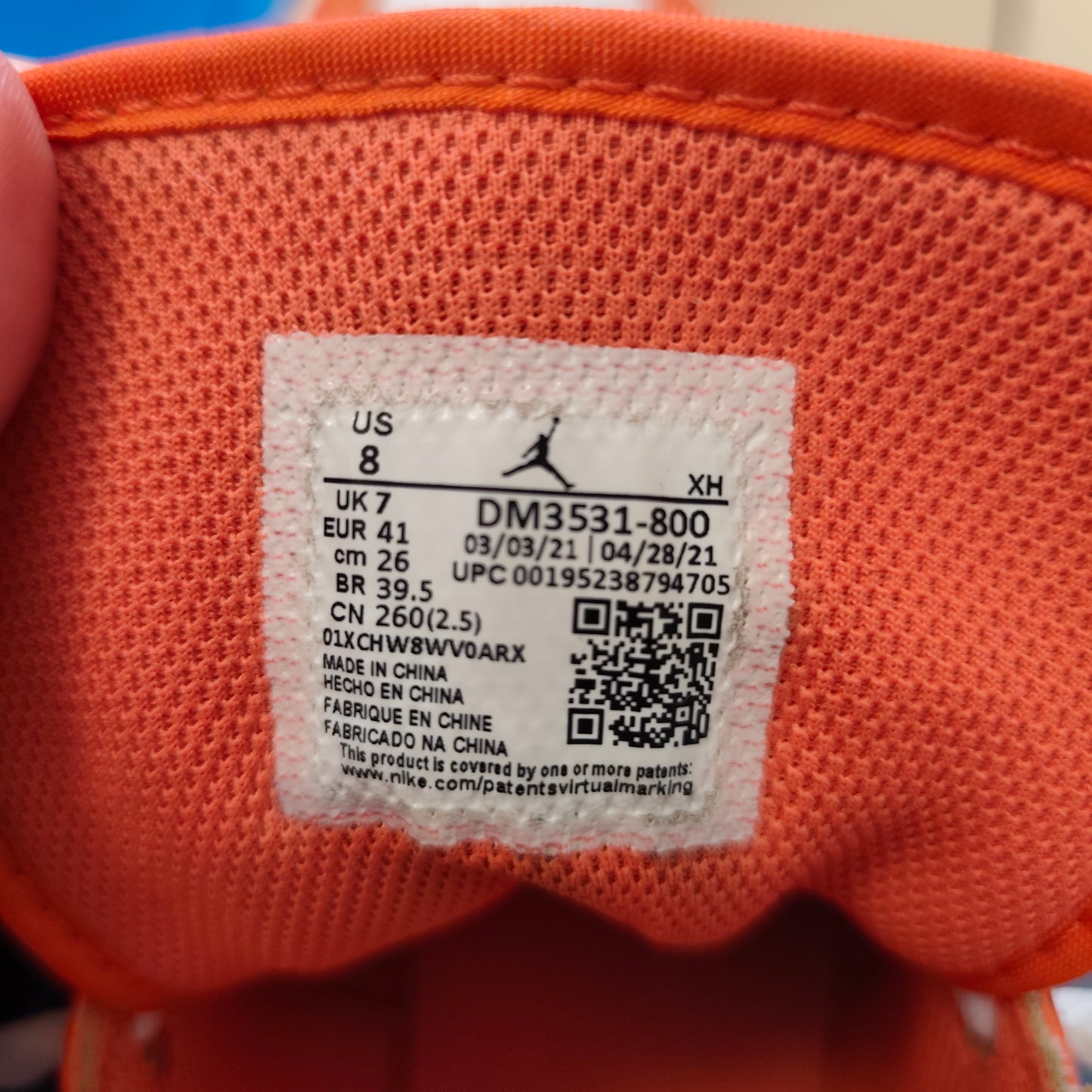 Air Jordan 1 Mid Metallic Orange - Taille 42
