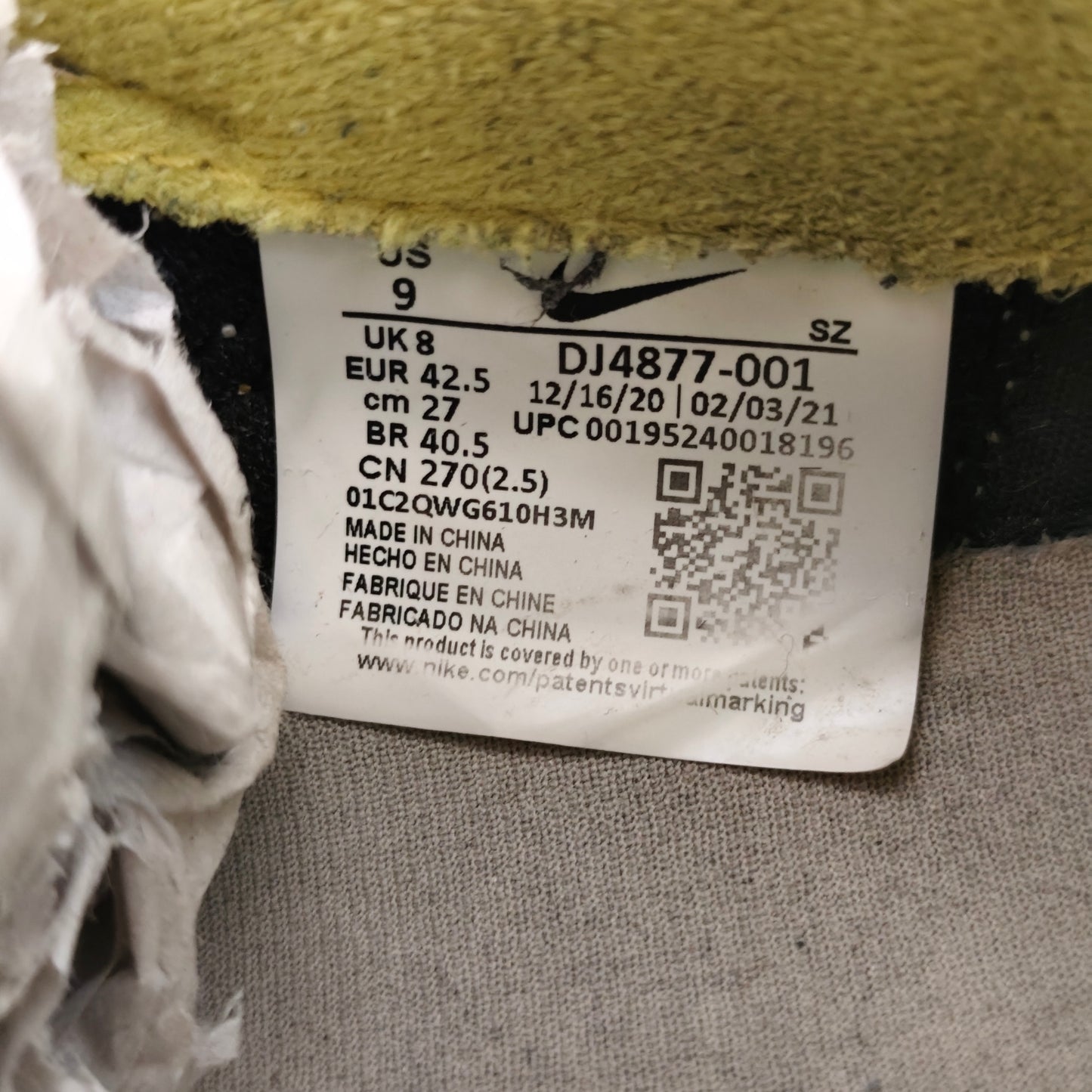 Nike LD Waffle x Sacai x Undercover "Citrus" – Taille 42,5