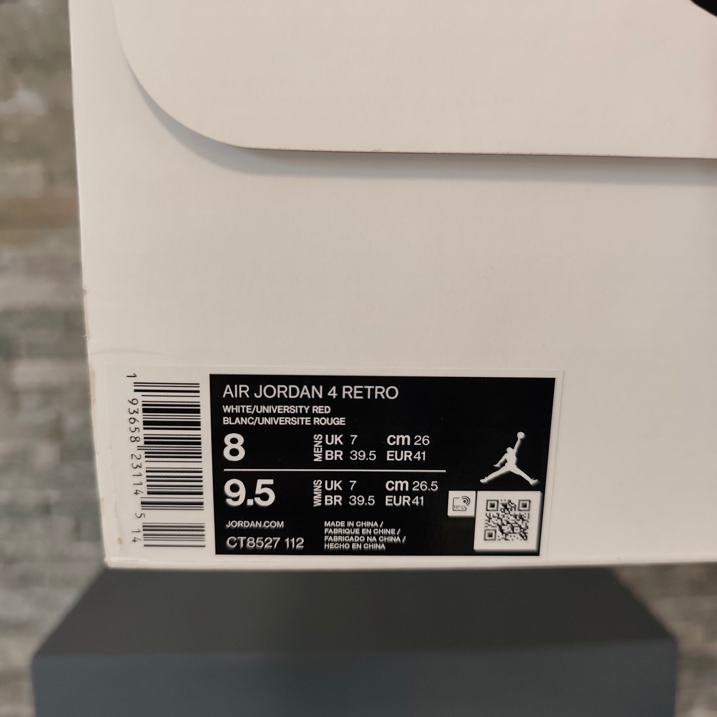 Air Jordan 4 Metallic Red – Taille 41