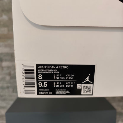 Air Jordan 4 Metallic Red – Taille 41