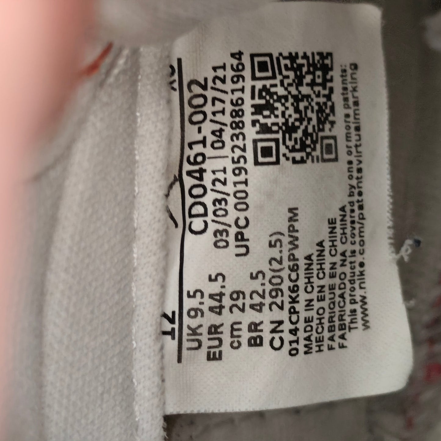 Air Jordan 1 High Seafoam - Taille 44,5