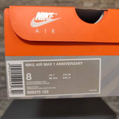 Nike Air Max 1 OG Anniversaire Red – Taille 41