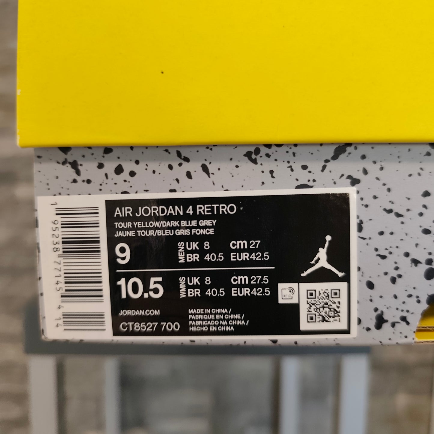Air Jordan 4 Yellow Lightning – Taille 42,5