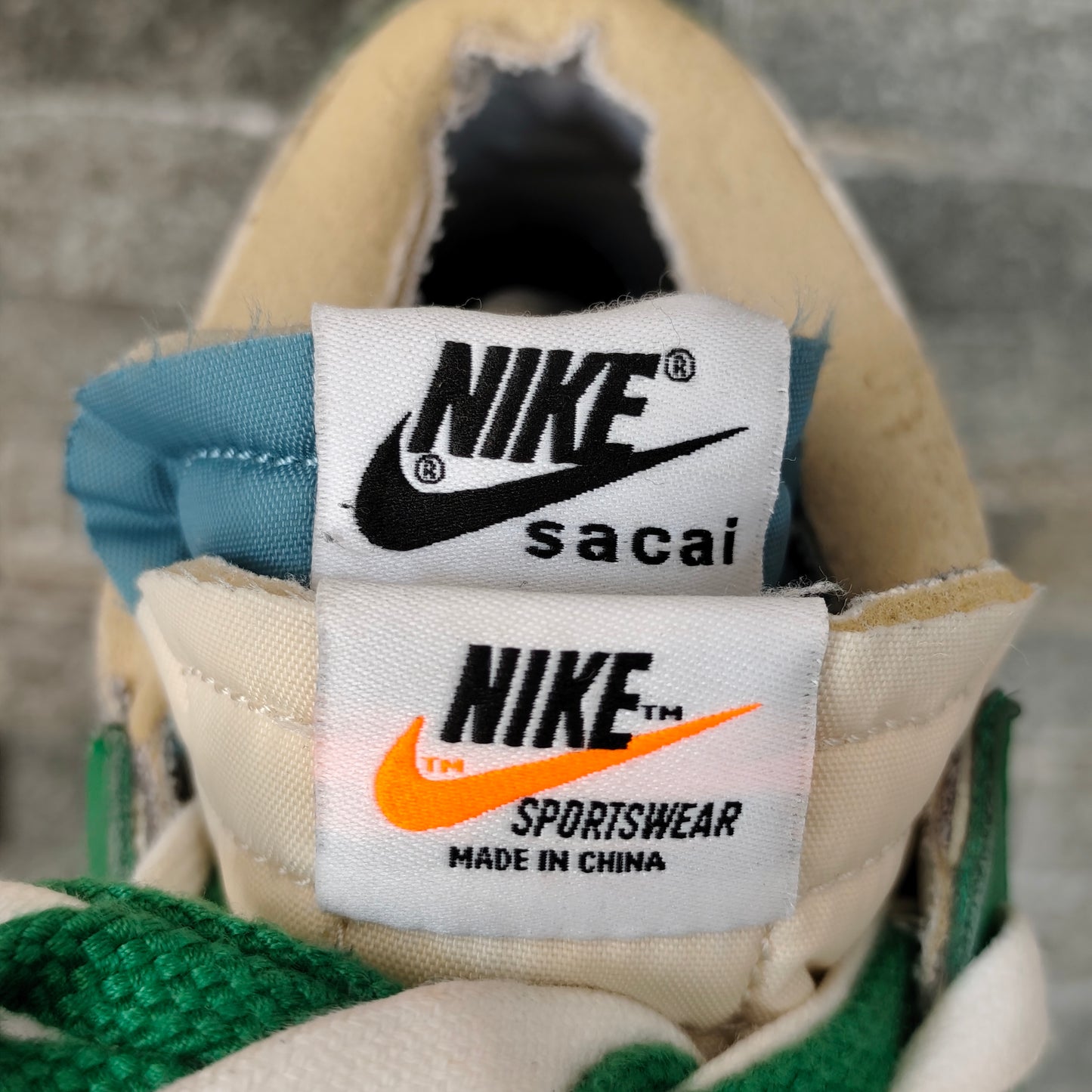 Nike Blazer Low x Sacaï Green/Grey - Taille 38