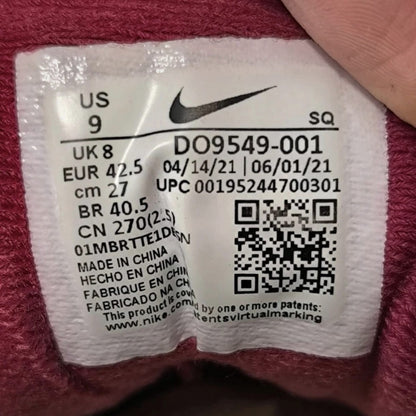 Nike Air Max 1 x Patta "Rush Maroon" – Taille 42,5