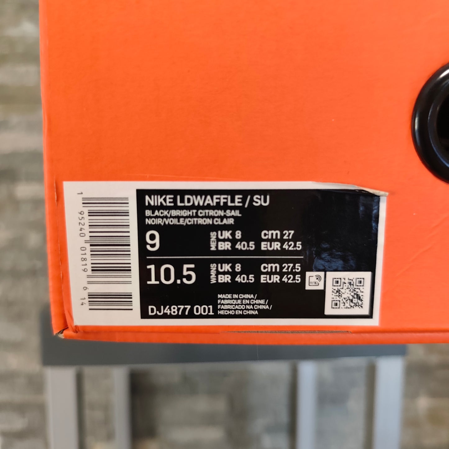 Nike LD Waffle x Sacai x Undercover "Citrus" – Taille 42,5