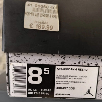 Air Jordan 4 Motorsport Alternate – Taille 42