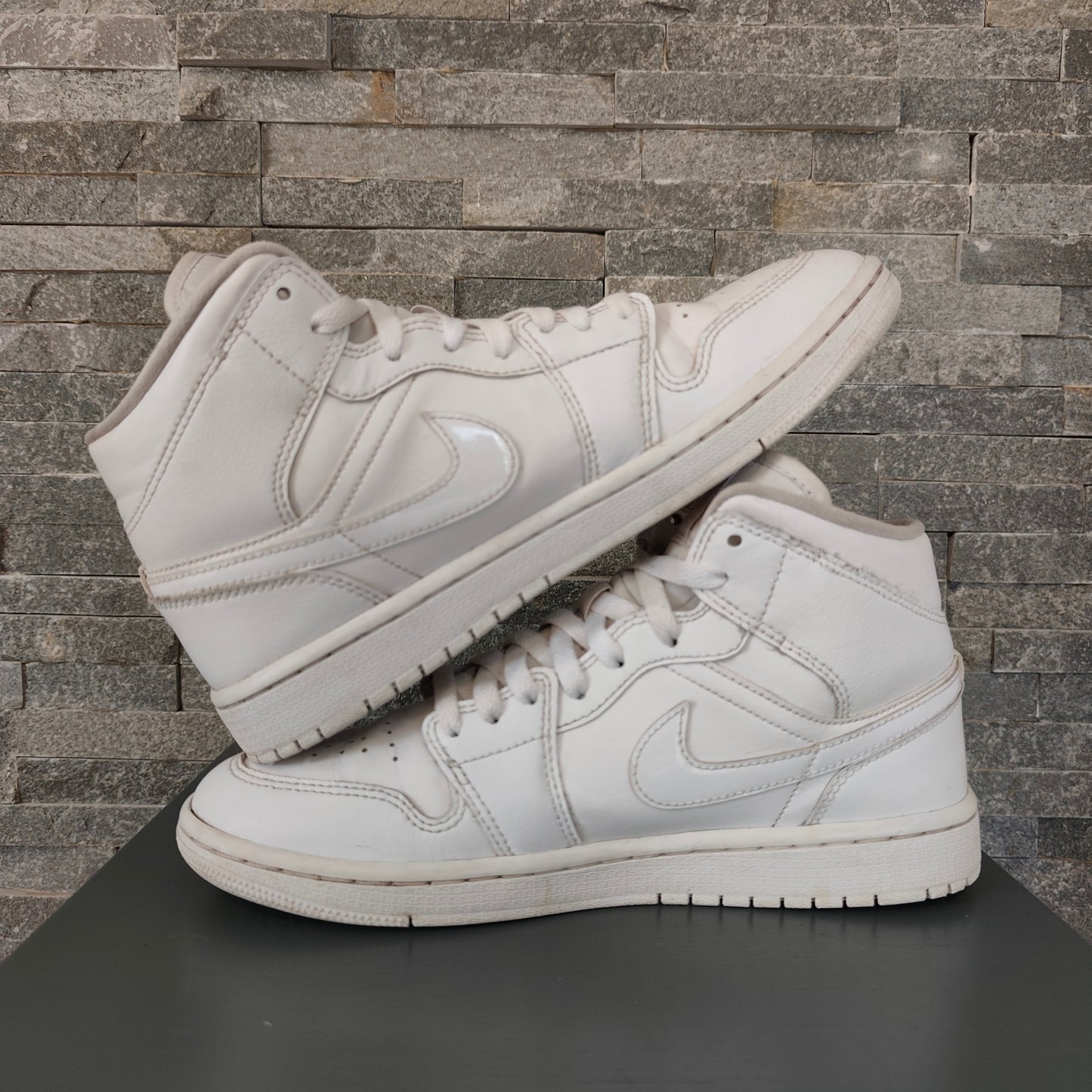 Air Jordan 1 Mid Triple White - Taille 40