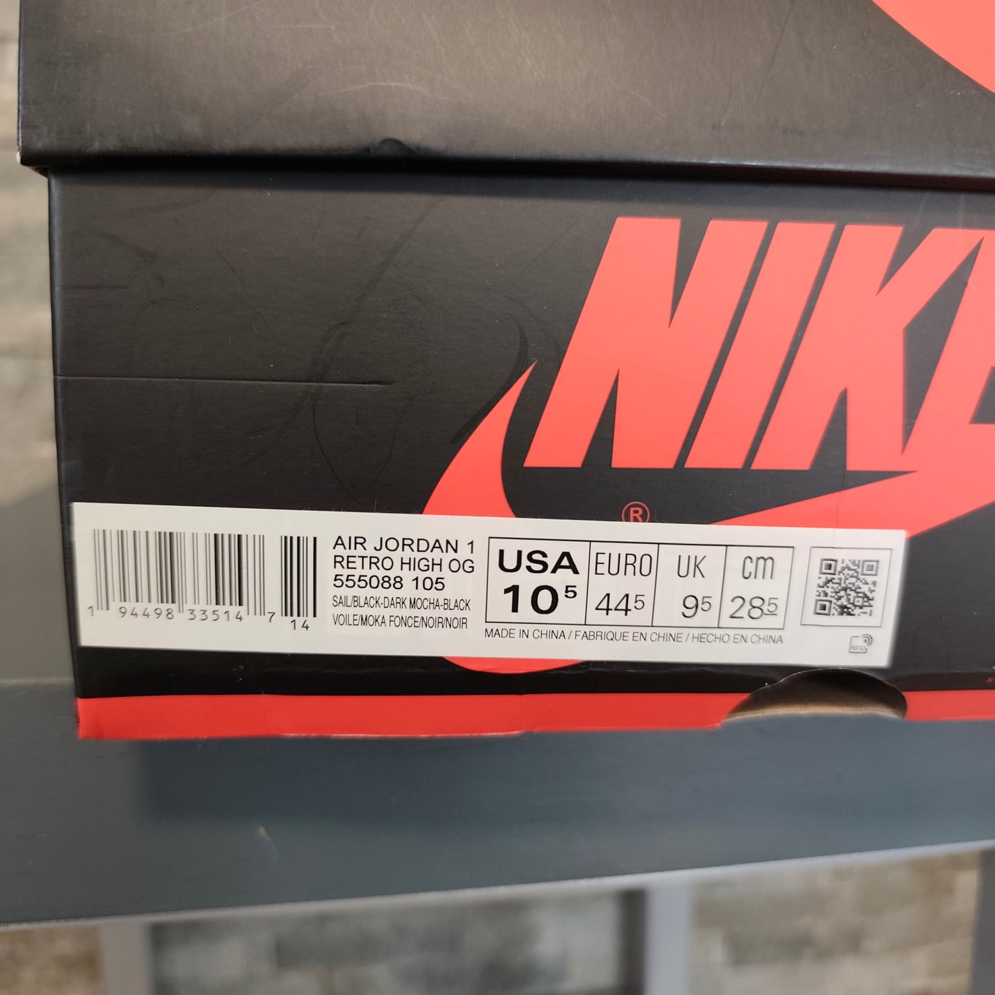 Air Jordan 1 High OG Dark Mocha - Taille 44,5