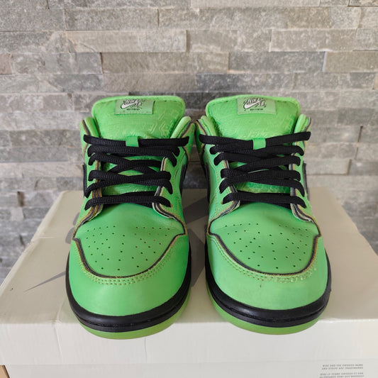 Nike Dunk Low SB Super Nana Powerpuff Girls "Buttercup" – Taille 42